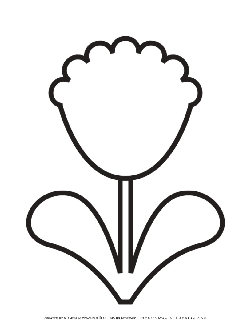 flower-stem-coloring-pages