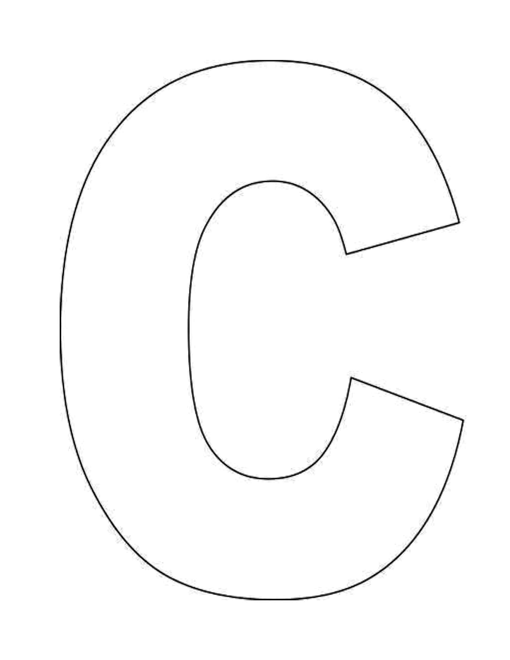 Download Or Print This Amazing Coloring Page Letter C Coloring Pages To Download And Print For Free