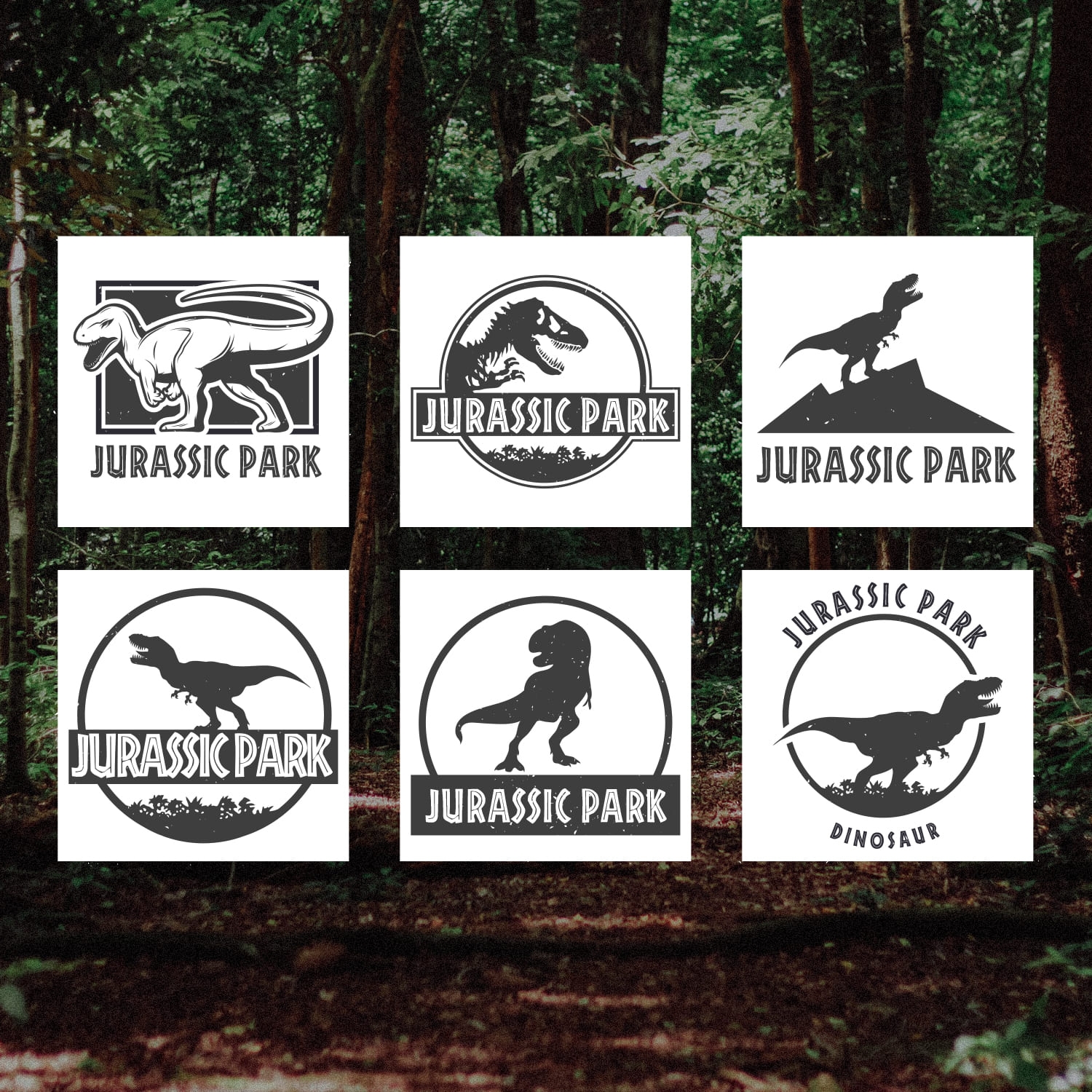 Printable Jurassic Park Badge Template Free