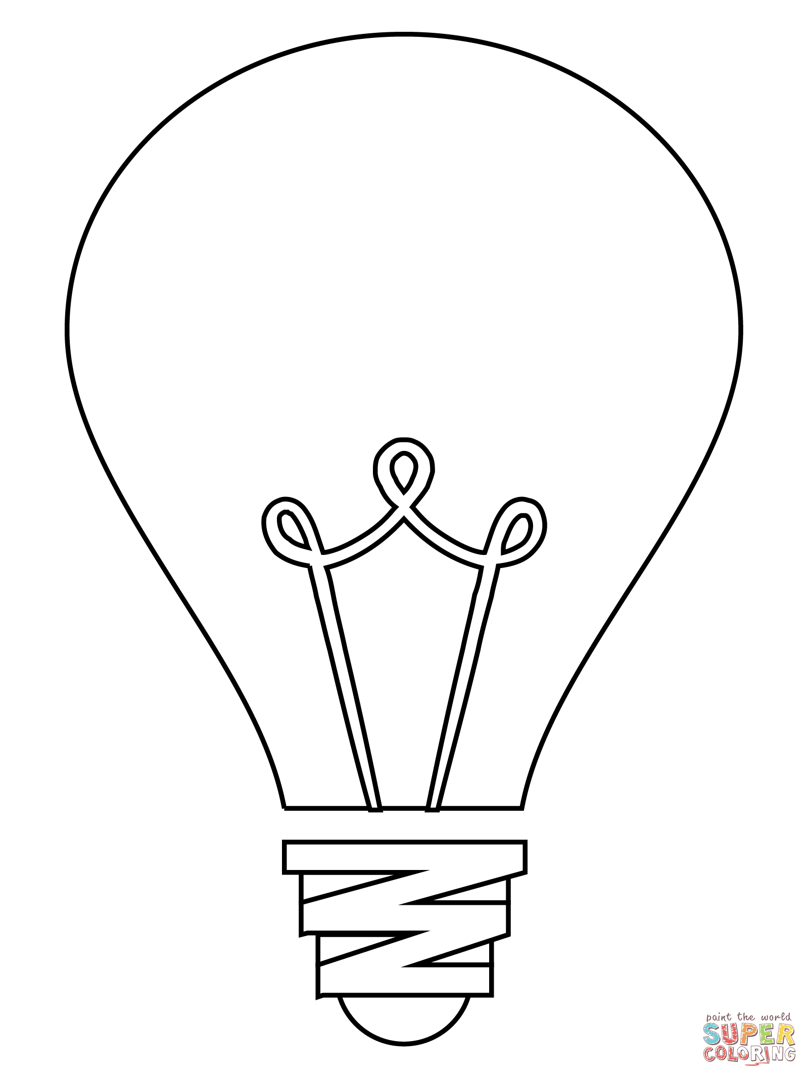 Printable Light Bulb Template - Printable Templates 2023
