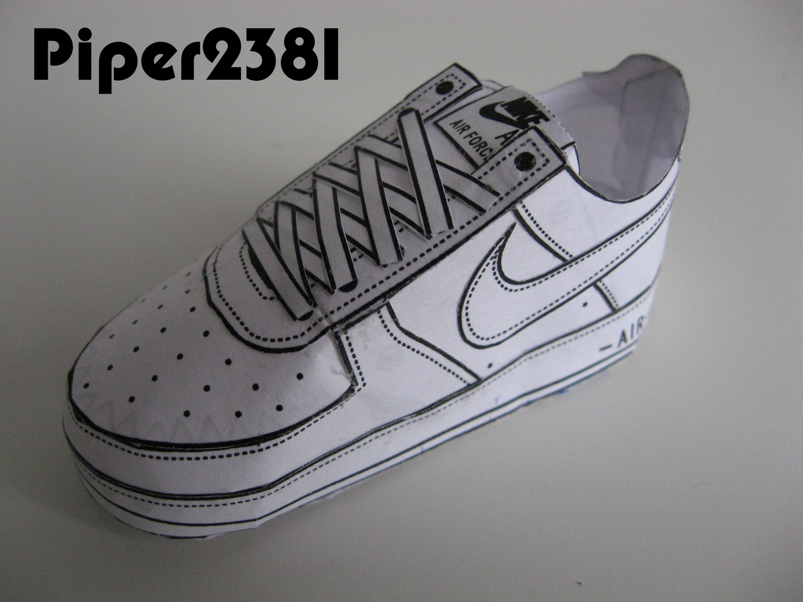 Piper2381 Nike Air Force 1 Papercraft