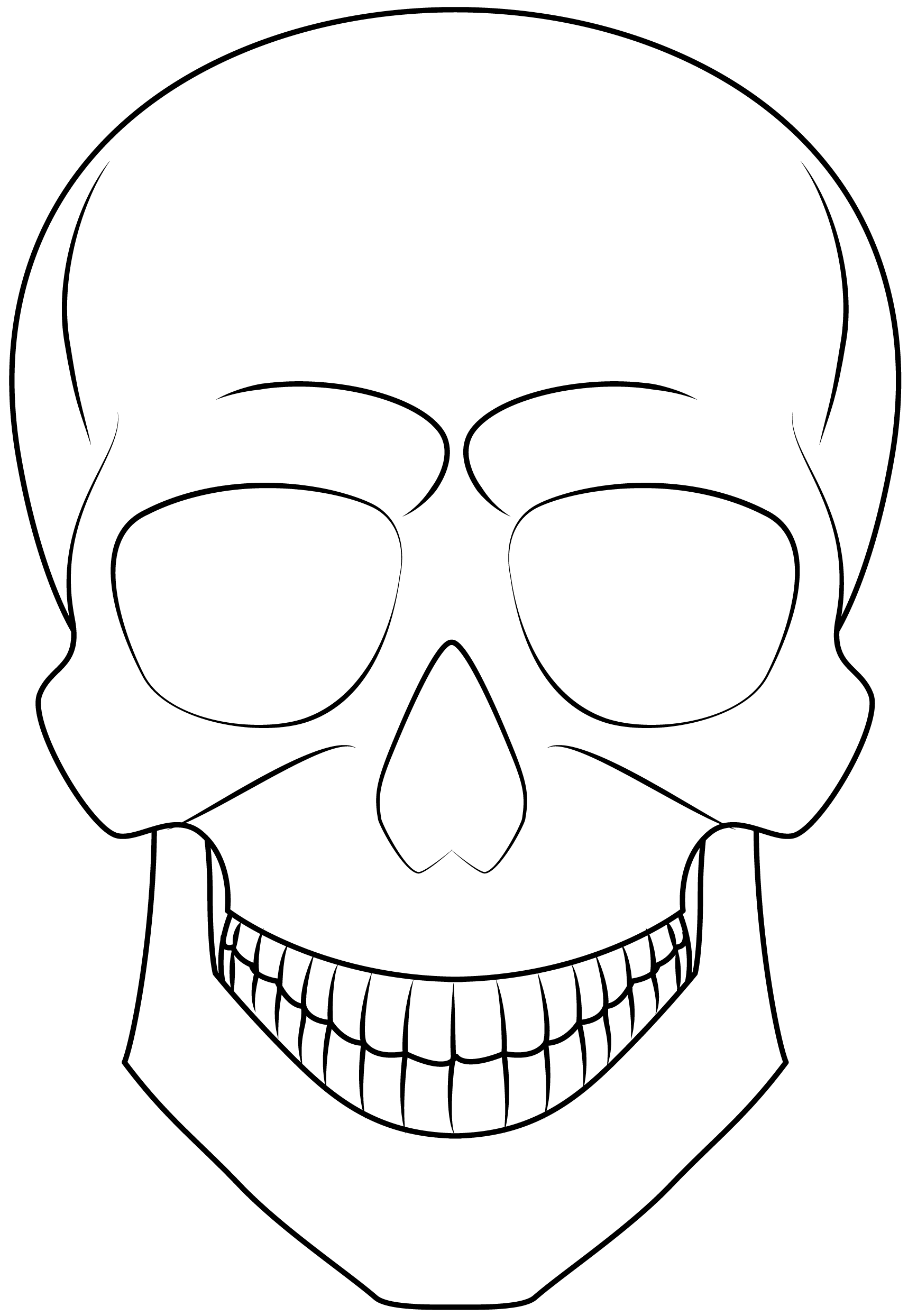 Free Printable Skull Template - Printable Templates 2023